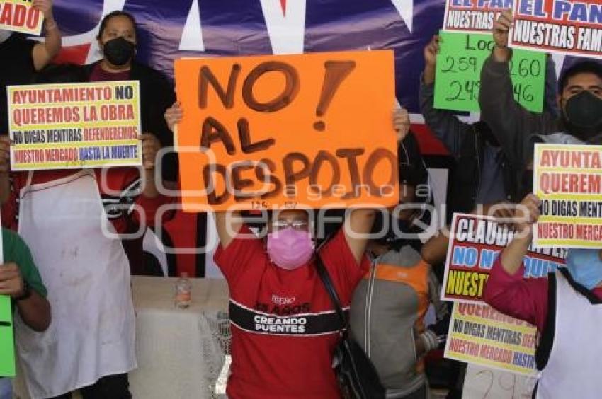 MANIFESTACIÓN LOCATARIOS AMALUCAN