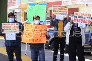 MANIFESTACIÓN LOCATARIOS AMALUCAN