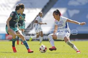 FÚTBOL FEMENIL . PUEBLA VS CRUZ AZUL