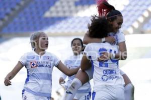 FÚTBOL FEMENIL . PUEBLA VS CRUZ AZUL