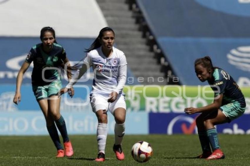 FÚTBOL FEMENIL . PUEBLA VS CRUZ AZUL