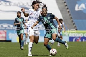 FÚTBOL FEMENIL . PUEBLA VS CRUZ AZUL