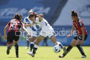 FÚTBOL FEMENIL . CLUB PUEBLA VS ATLAS