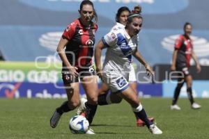 FÚTBOL FEMENIL . CLUB PUEBLA VS ATLAS