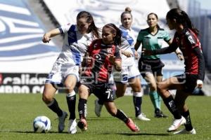 FÚTBOL FEMENIL . CLUB PUEBLA VS ATLAS