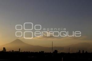 ATARDECER . POPOCATÉPETL