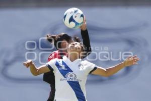 FÚTBOL FEMENIL . CLUB PUEBLA VS ATLAS