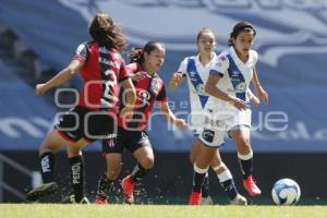 FÚTBOL FEMENIL . CLUB PUEBLA VS ATLAS