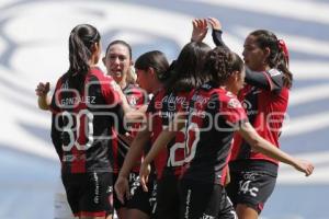 FÚTBOL FEMENIL . CLUB PUEBLA VS ATLAS