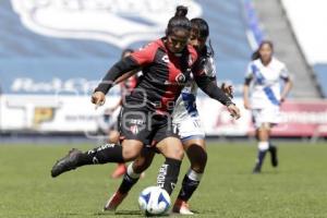 FÚTBOL FEMENIL . CLUB PUEBLA VS ATLAS