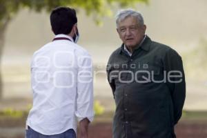 ZINACATEPEC . VISITA PRESIDENCIAL