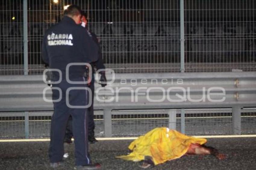 NOTA ROJA . ATROPELLADO