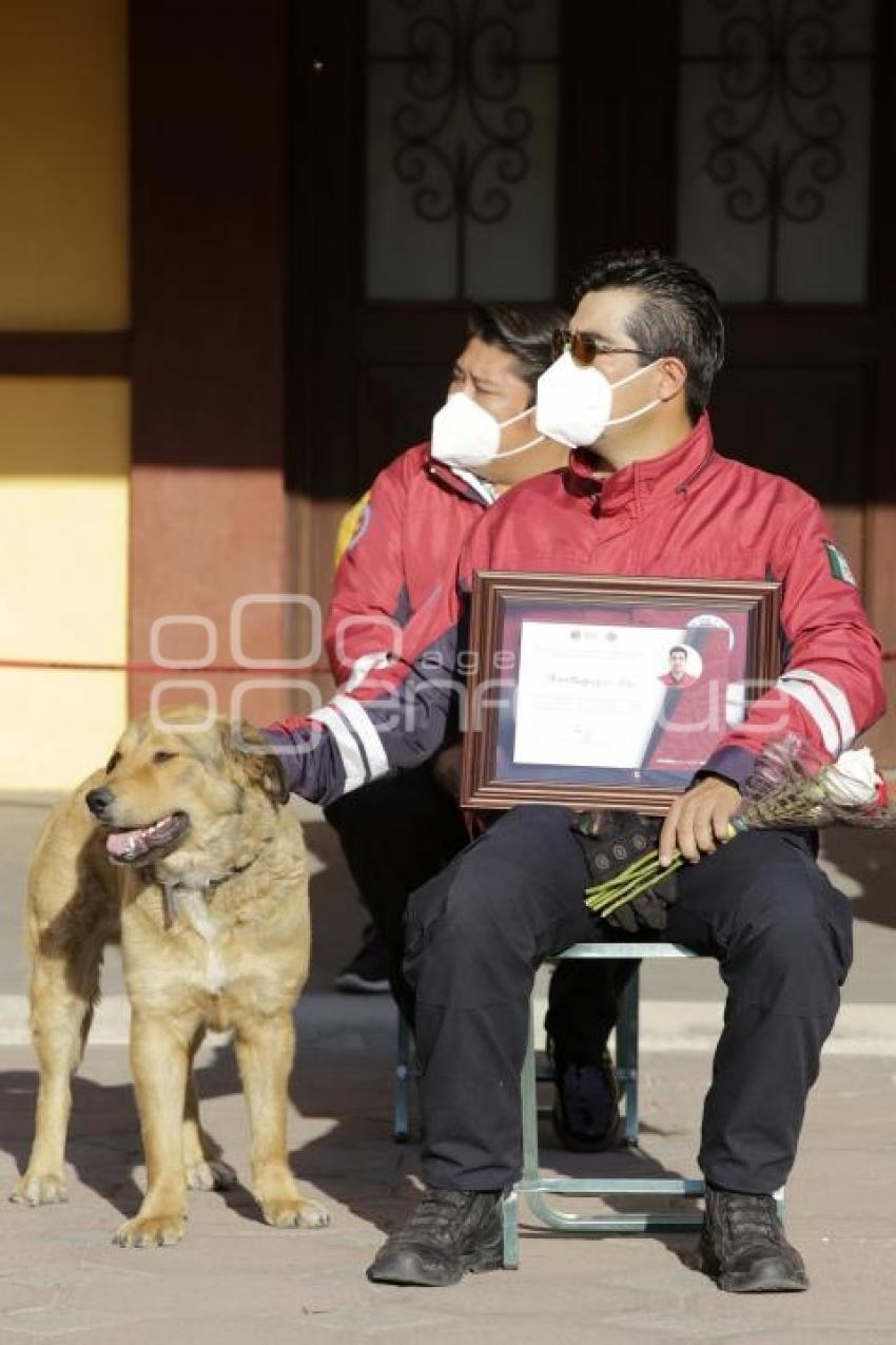 HOMENAJE PERSONAL PROTECCIÓN CIVIL 