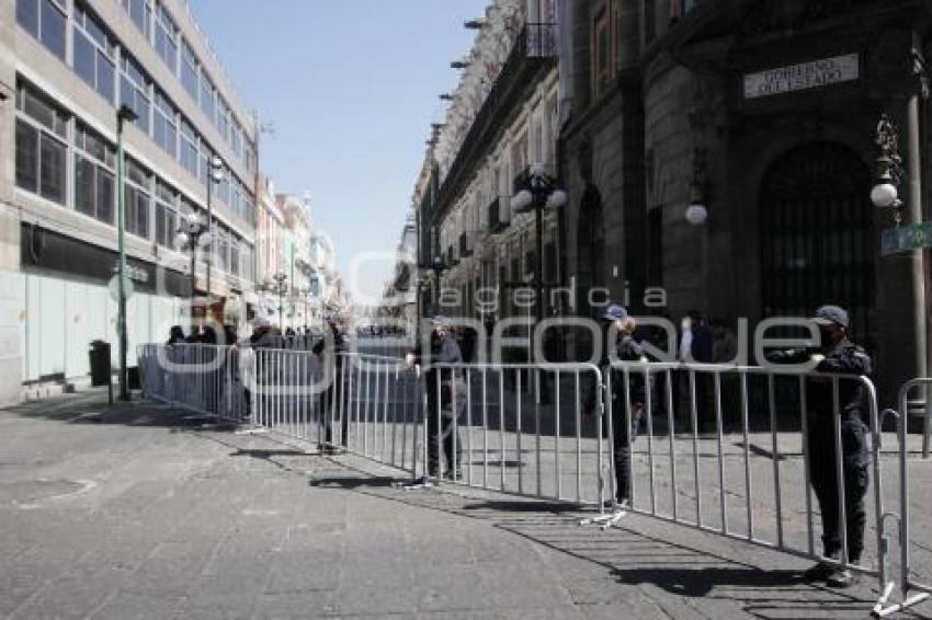 POLICÍA ESTATAL . VALLAS