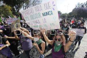 DÍA DE LA MUJER . PROTESTA . FISCALÍA