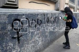 DÍA DE LA MUJER . PROTESTA