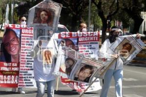 MANIFESTACIÓN . VOZ DE LOS DESAPARECIDOS