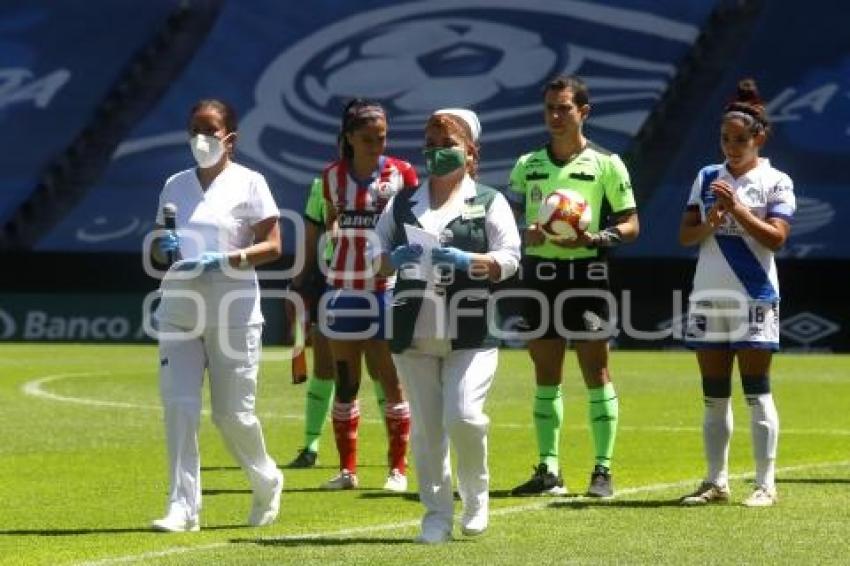 FUTBOL FEMENIL . CLUB PUEBLA VS SAN LUIS