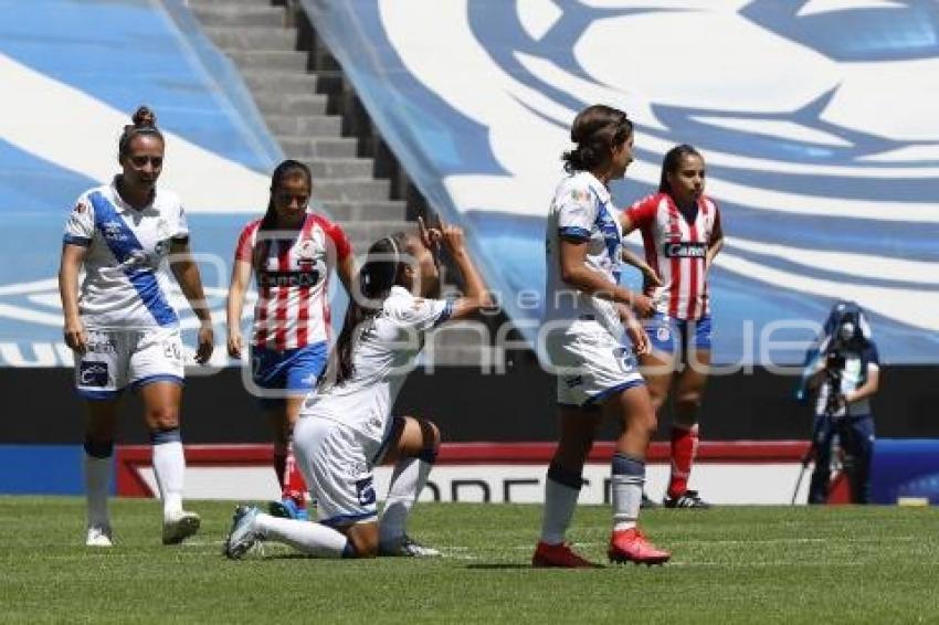 FUTBOL FEMENIL . CLUB PUEBLA VS SAN LUIS