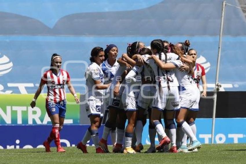 FUTBOL FEMENIL . CLUB PUEBLA VS SAN LUIS