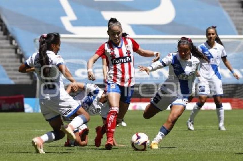 FUTBOL FEMENIL . CLUB PUEBLA VS SAN LUIS