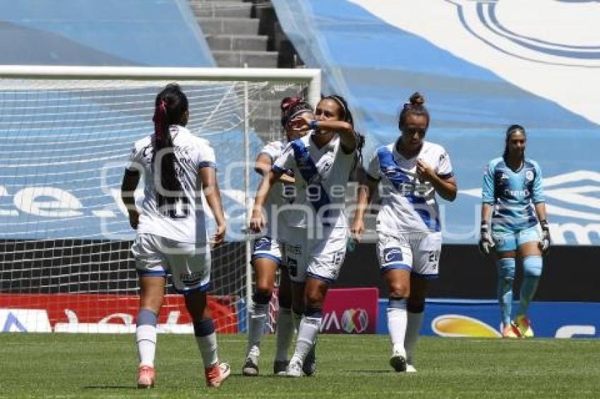 FUTBOL FEMENIL . CLUB PUEBLA VS SAN LUIS