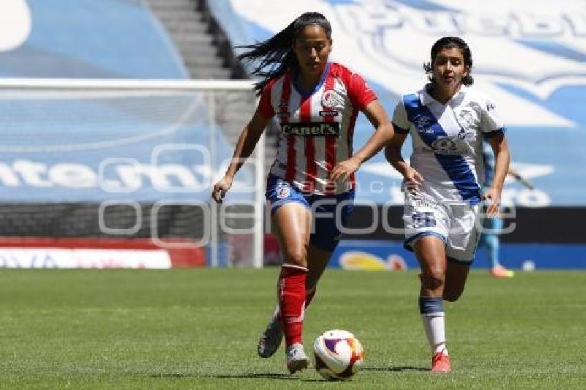 FUTBOL FEMENIL . CLUB PUEBLA VS SAN LUIS
