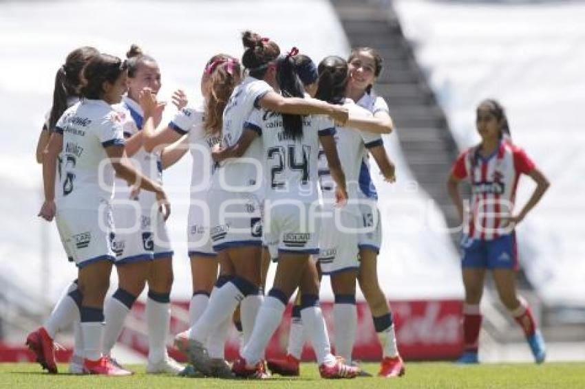 FUTBOL FEMENIL . CLUB PUEBLA VS SAN LUIS
