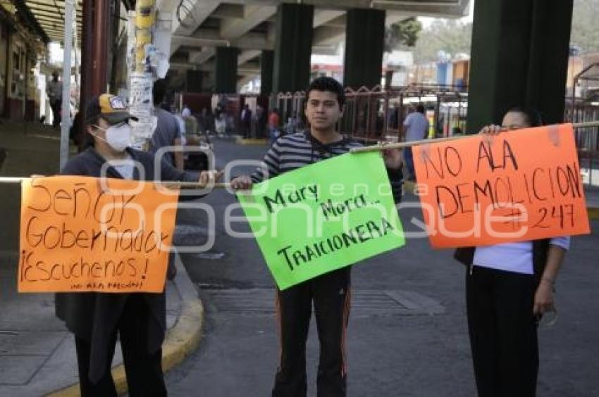 MANIFESTACIÓN LOCATARIOS AMALUCAN