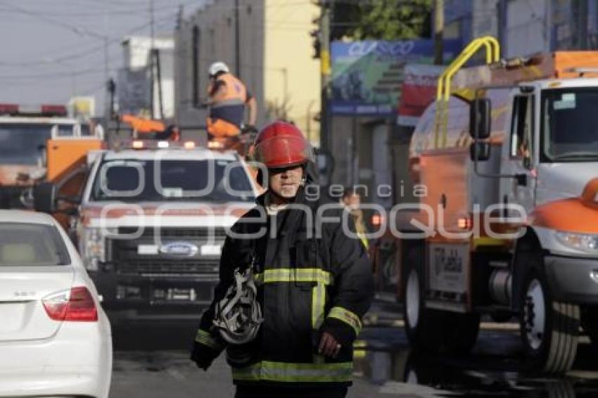 INCENDIO COLONIA SANTA MARÍA