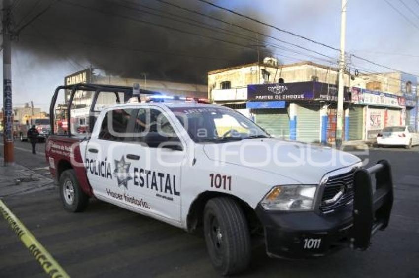 INCENDIO COLONIA SANTA MARÍA