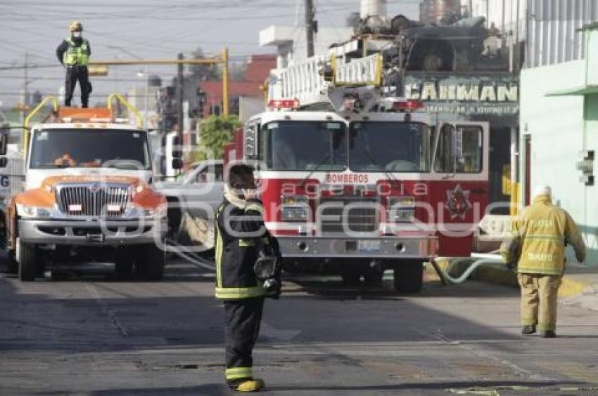 INCENDIO COLONIA SANTA MARÍA