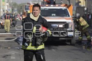 INCENDIO COLONIA SANTA MARÍA