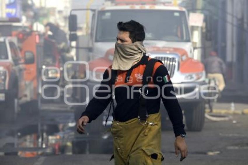 INCENDIO COLONIA SANTA MARÍA