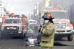 INCENDIO COLONIA SANTA MARÍA