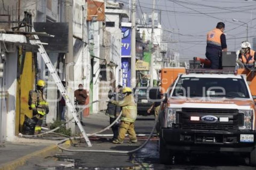 INCENDIO COLONIA SANTA MARÍA