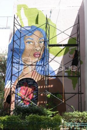 MURAL . DÍA DE LA MUJER