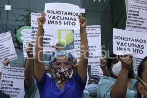 MANIFESTACIÓN . PERSONAL DE SALUD