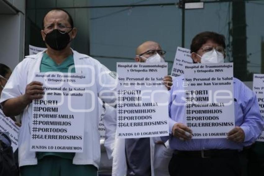 MANIFESTACIÓN . PERSONAL DE SALUD