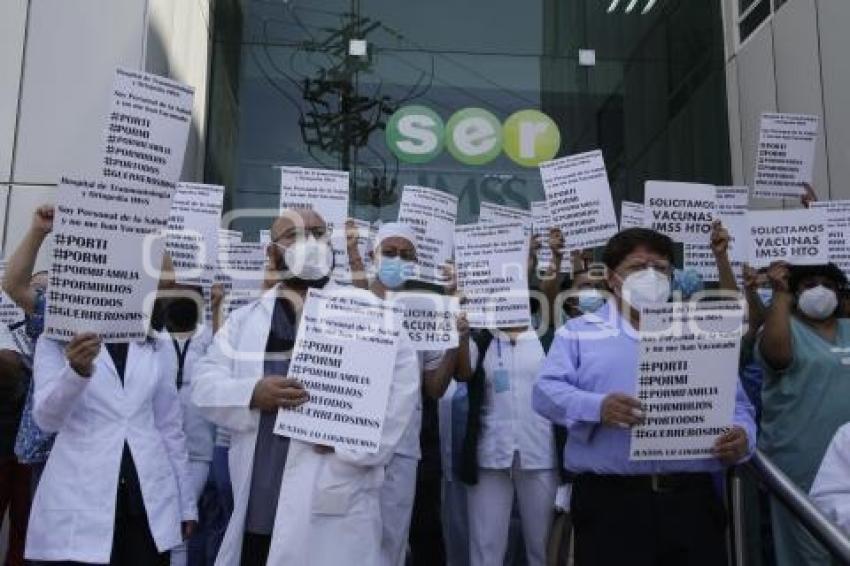 MANIFESTACIÓN . PERSONAL DE SALUD