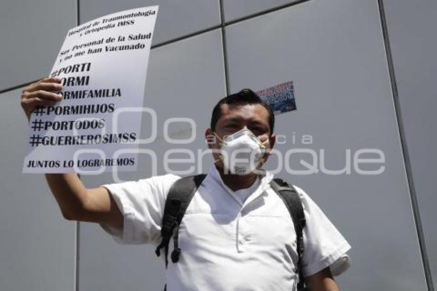 MANIFESTACIÓN . PERSONAL DE SALUD