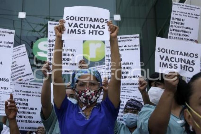 MANIFESTACIÓN . PERSONAL DE SALUD