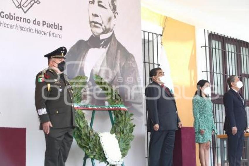 CEREMONIA NATALICIO BENITO JUÁREZ