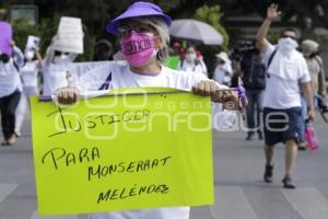 MANIFESTACIÓN . JUSTICIA PARA MONSERRAT