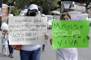 MANIFESTACIÓN . JUSTICIA PARA MONSERRAT