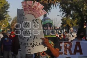 MORENA . MARCHA POR LA DIGNIDAD