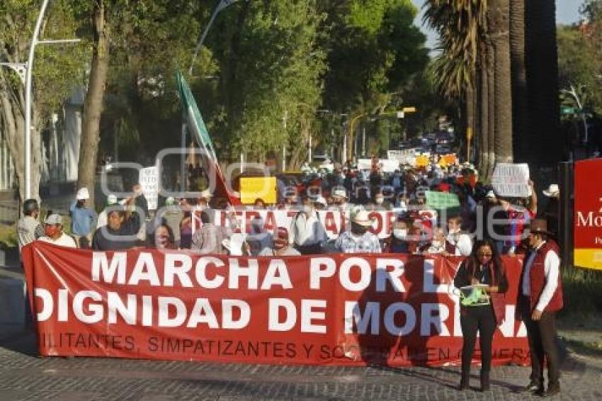 MORENA . MARCHA POR LA DIGNIDAD