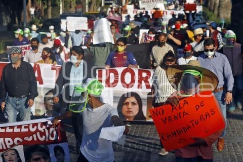 MORENA . MARCHA POR LA DIGNIDAD