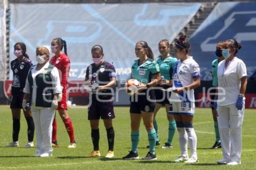 FÚTBOL FEMENIL . PUEBLA VS PACHUCA