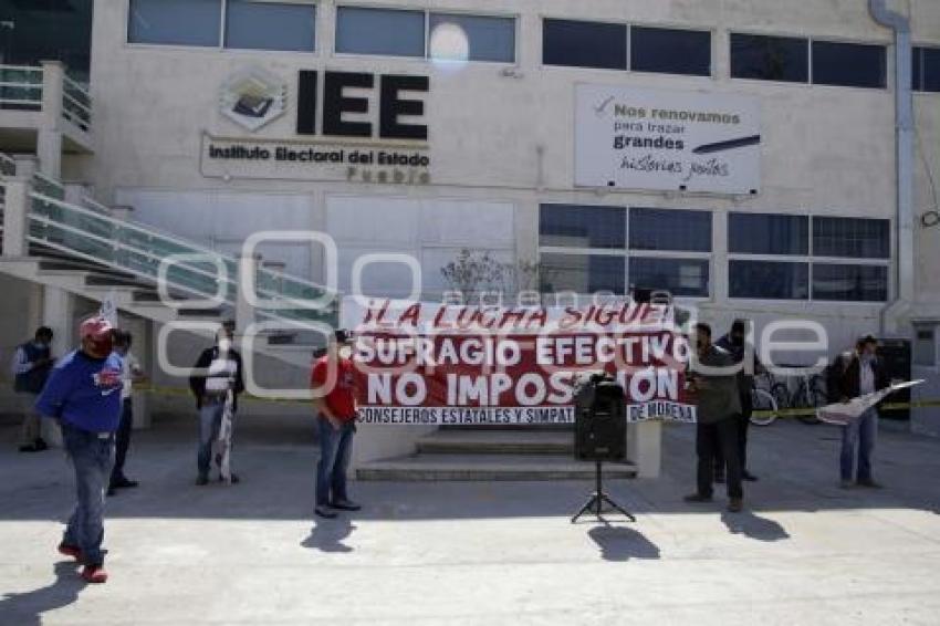 IEE . MANIFESTACIÓN MORENA